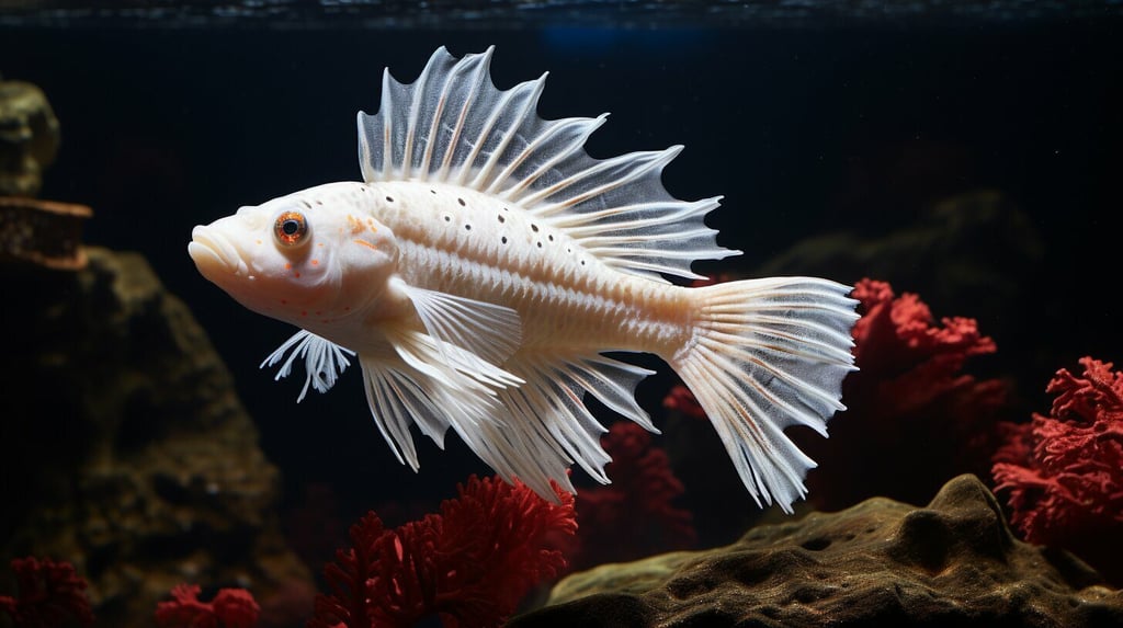 albino pleco fish