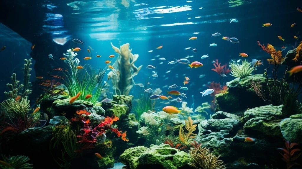 pristine aquarium