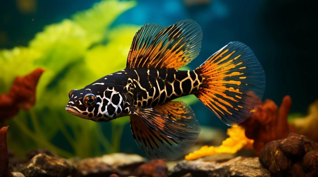 chinese butterfly pleco in aquarium