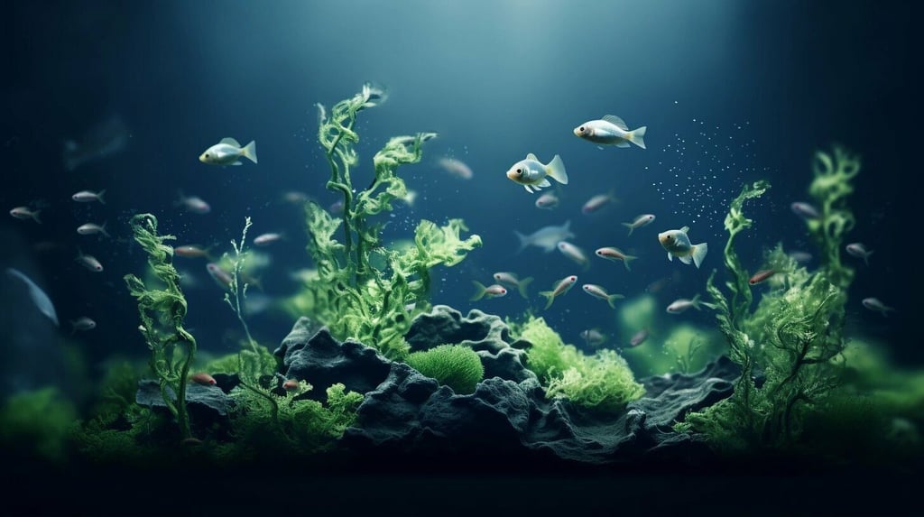 algae control in different types of aquariums