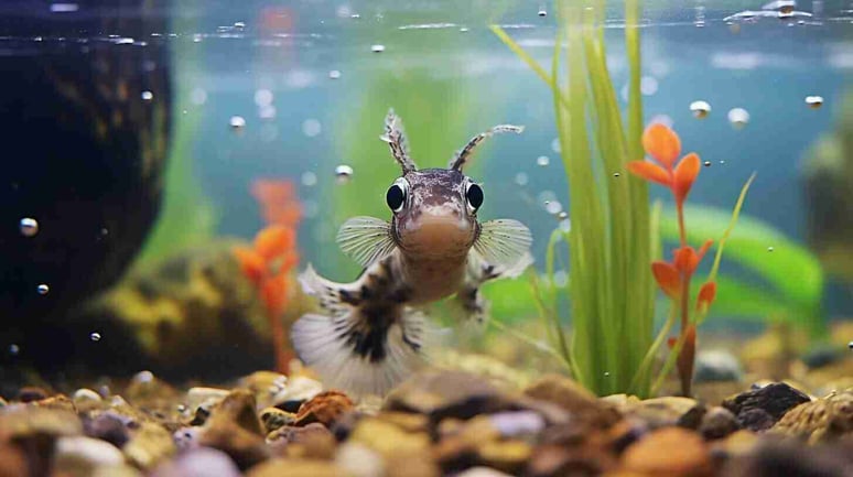 Cute Cory Catfish in Aquarium