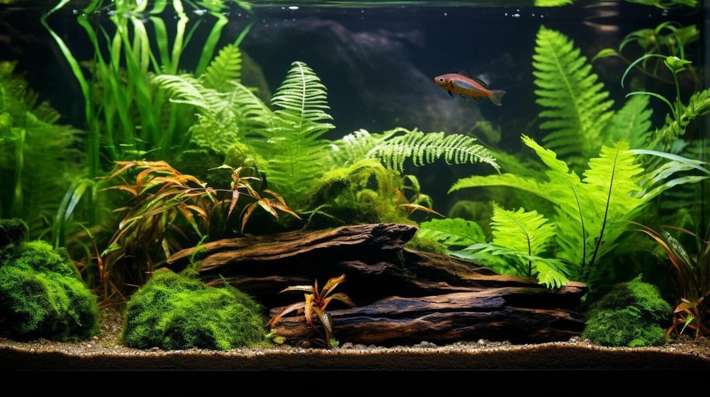 adding plants to a Pleco tank